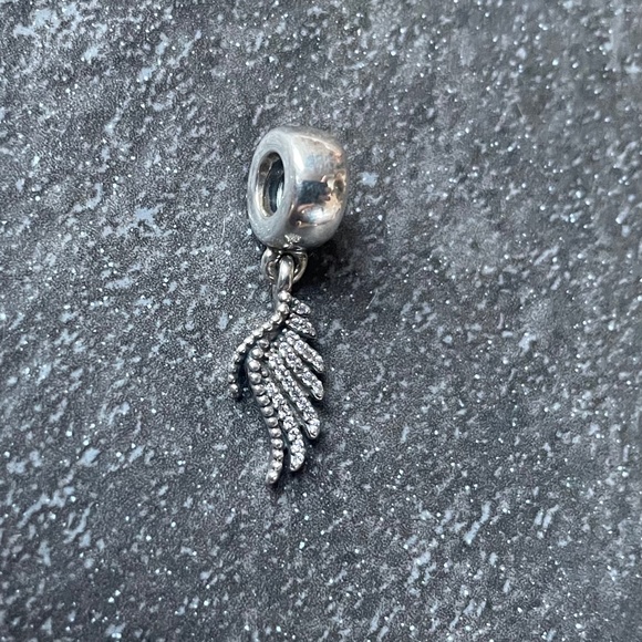 Pandora Charm- Angle Wing - Picture 1 of 1